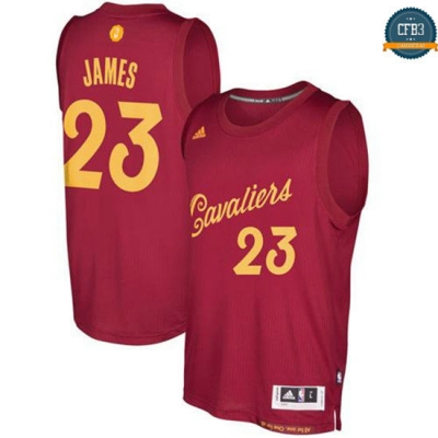 cfb3 camisetas LeBron James, Cleveland Cavaliers - Christmas '17