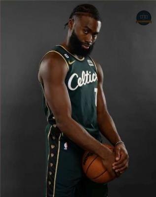 Tailandia Cfb3 Camiseta Jaylen Marrón, Boston Celtics 2022/23 - Edición de la ciudad