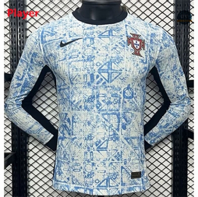 Cfb3 Camiseta futbol Player Version Portugal Segunda Equipación Manga Larga 2024/2025