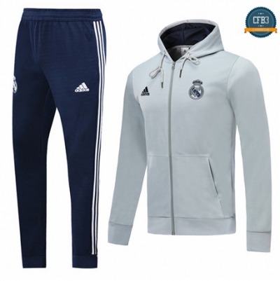 Cfb3 Chaqueta Chandal Real Madrid Sombrero Gris claro 2019/2020