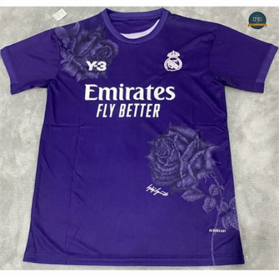 Camiseta futbol Real Madrid Equipación Y3 Púrpura 2024/2025