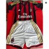 Cfb3 Camiseta Retro 2013-14 AC Milan Niño 1ª Equipación