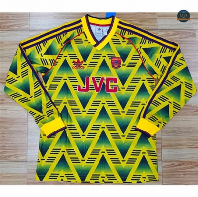 Cfb3 Camiseta Retro 1991-93 Arsenal Equipación Manga larga C992