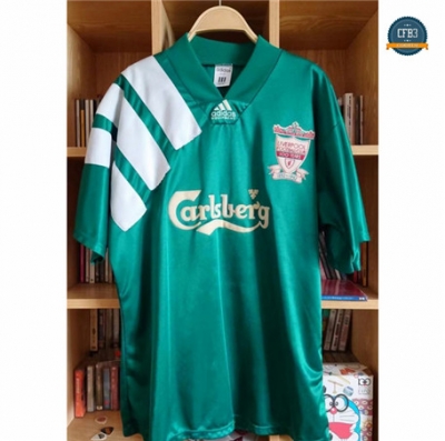 Cfb3 Camiseta Retro 1992-93 Liverpool 2ª Equipación