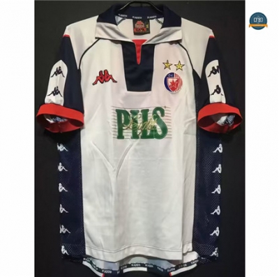 Cfb3 Camiseta futbol Retro 1999-01 Red Star 2ª Equipación