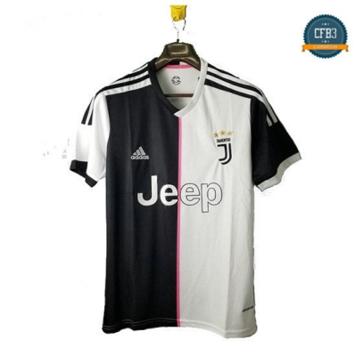 Camiseta Juventus 1ª Equipación Negro/Blanco 19 20