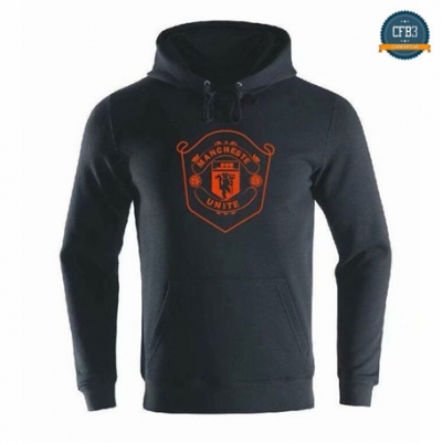 Cfb3 Camisetas B090 - Sudadera con Capucha Manchester United Negro 2019/2020