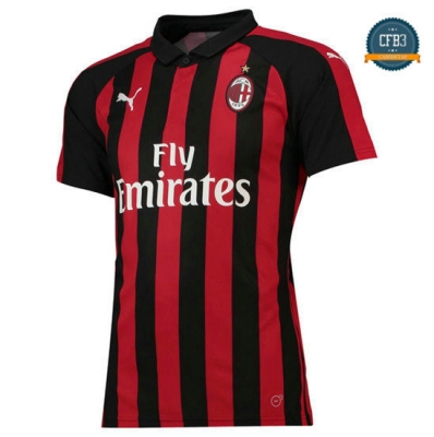 Camiseta AC Milan 1ª Equipación Rojo/Negro 2018
