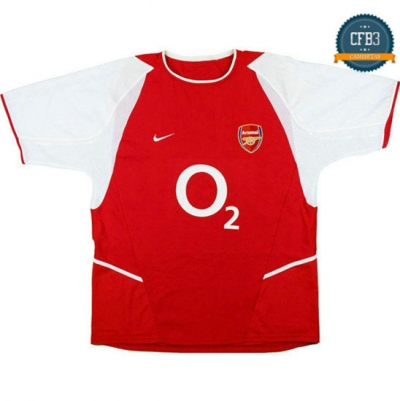 Camiseta 2002-04 Arsenal 1ª Equipación