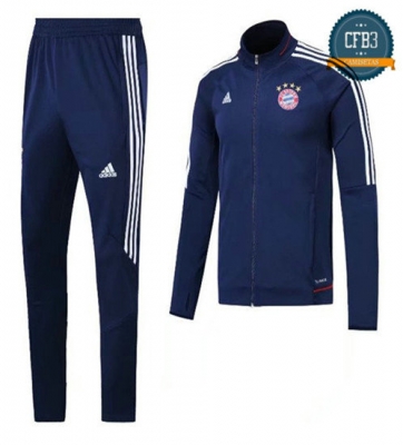 Chaqueta Chándal Bayern Munich Azul Profundo 2017