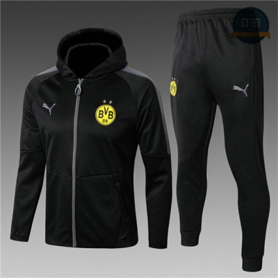 Chaqueta Chándal Borussia Dortmund Negro 2017 Sombrero