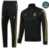 Chaqueta Chándal Niños Real Madrid Negro Cuello alto 2019/2020