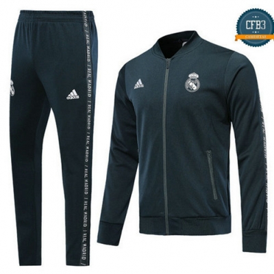 Chaqueta Chándal Real Madrid Longue Fermeture eclair Azul Oscuro 2019/2020