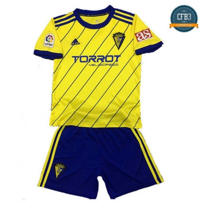 Camiseta Cadiz 1ª Equipación Niños Amarillo 2018