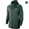 Cfb3 Chaqueta con capucha Milwaukee Bucks - Verde