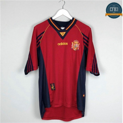 Camiseta 1998 Copa del Mundo España 1ª Equipación