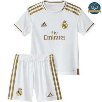 Cfb3 Camisetas Real Madrid 1ª Equipación 2019/20 Kit Junior