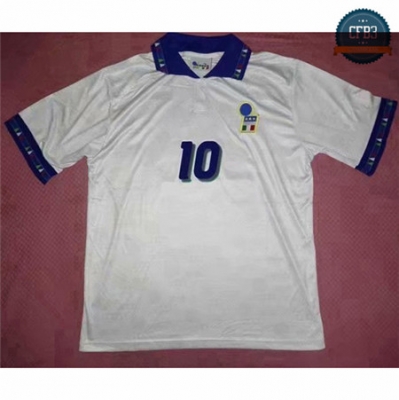 Camiseta 1994 Italia 2ª Equipación (10 Baggio)