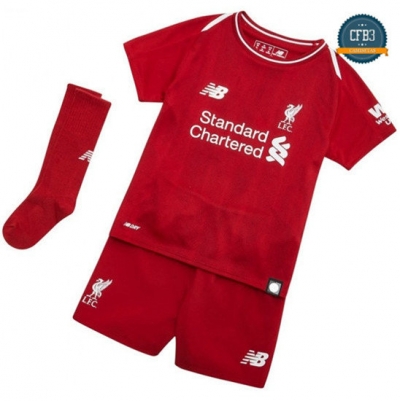 Camiseta Liverpool 1ª Equipación Niños Rojo 2018