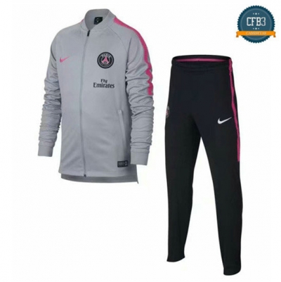 Chaqueta Chándal PSG Gris 2018