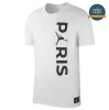 Camiseta PSG Jordan Entrenamiento Wordmark Blanco