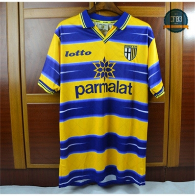 Camiseta 1998-99 parma 1ª Equipación Amarillo
