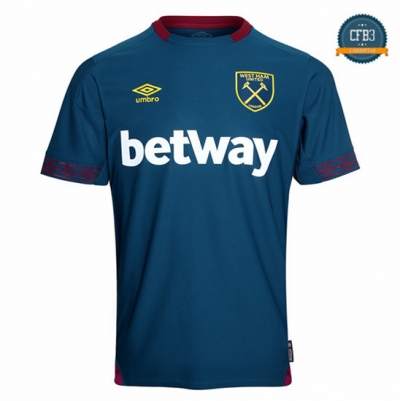 Camiseta West Ham United 2ª Equipación Azul 2018