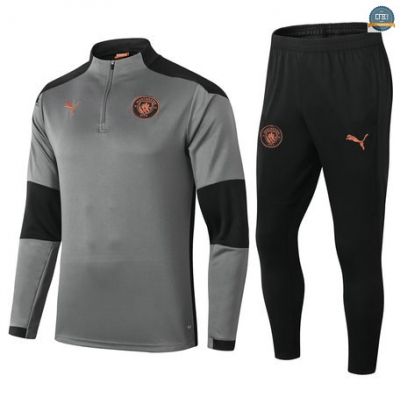 Cfb3 Chandal Manchester City Equipación Gris/Negro 2021/2022