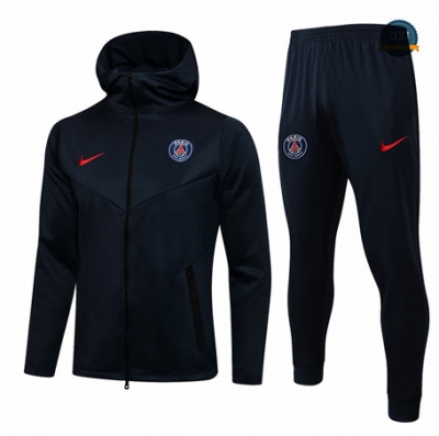 Cfb3 Chaqueta Chandal PSG Equipación Sombrero Azul marino 2021/2022