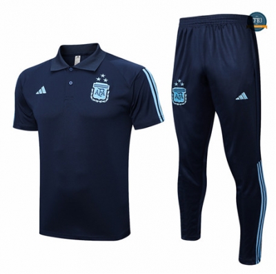 Diseñar Cfb3 Camiseta Entrenamiento Argentina + Pantalones Equipación 3 stars Azul 2023/2024
