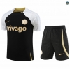 Nuevas Cfb3 Camiseta Entrenamiento Chelsea + Pantalones Cortos Equipación Negro 2023/2024
