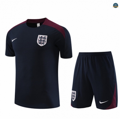 Nuevas Cfb3 Camiseta Entrenamiento Inglaterra + Pantalones Cortos Equipación Azul Real 2023/2024