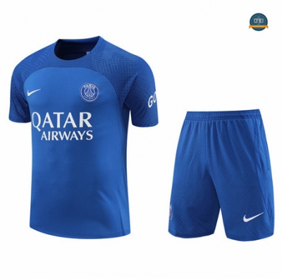 Comprar Cfb3 Camiseta Entrenamiento Paris Paris Saint Germain + Pantalones Equipación Azul 2022/2023