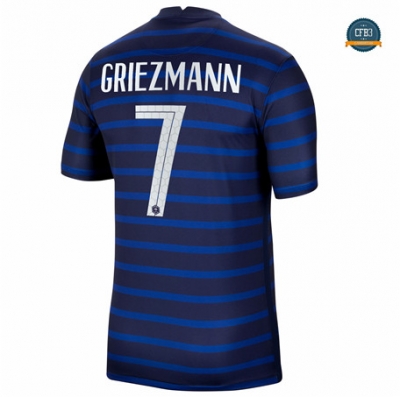 Cfb3 Camisetas Francia 1ª Equipación Griezmann 7 Euro 2020