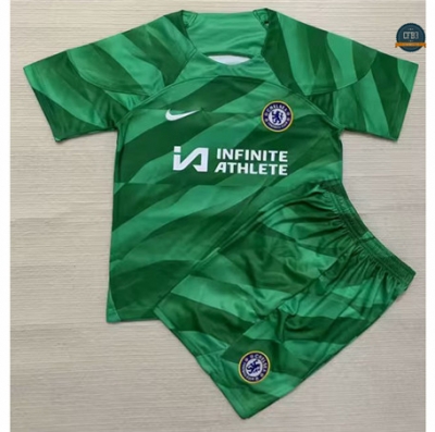 Comprar Cfb3 Camiseta Chelsea Niño Equipación Portero Verde 2023/2024