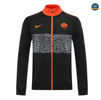 Cfb3 Chaqueta AS Roma Equipación Negro 2020/2021