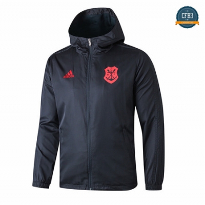 Cfb3 Camisetas D196 Chaqueta Rompevientos Flamengo RJ Azul Oscuro/Negro Sombrero 2019/2020