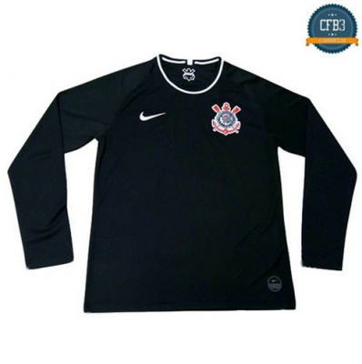 Cfb3 Camisetas Corinthians 2ª Equipación Manga Larga Negro 2019/2020