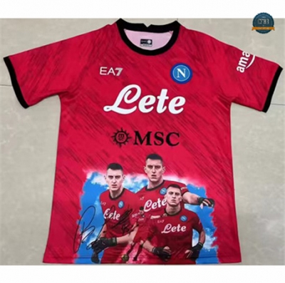 Cfb3 Camiseta Napoli Equipación champions Rojo 2023/2024