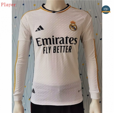 Cfb3 Camiseta Real Madrid Player 1ª Equipación Manga larga 2023/2024