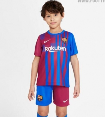 Cfb3 Camiseta Barcelona Niños 1ª Equipación 2021/2022
