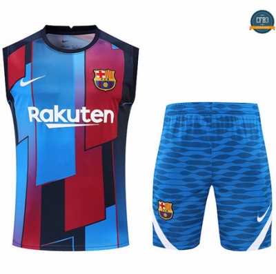 cfb3 camisetas Entrenamiento Barcelona Debardeur + Cortos Equipación 2022/2023 cfb3 040