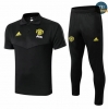 Cfb3 D168 Entrenamiento Manchester United POLO + Pantalones Negro 2019/2020