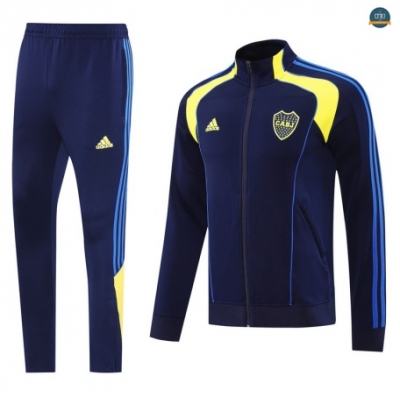 Tienda Chaqueta Chándal Fútbol Boca Juniors Equipación Azul marino/amarillo 2025/2026