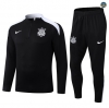 Tailandia Chándal Fútbol Corinthians Equipación negro/Blanco 2025/2026
