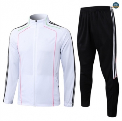 Crear Chaqueta Chándal Fútbol Juventus Equipación Blanco/negro/Rosa 2025/2026