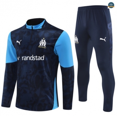 Outlet Chándal Fútbol Marsella Equipación Azul marino 2025/2026