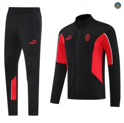 Diseño Chaqueta Chándal Fútbol Paris Saint Germain Equipación negro/rojo 2025/2026
