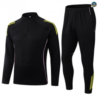 Diseño Chándal Fútbol Juventus Enfant Equipación negro/Rosa/amarillo 2025/2026