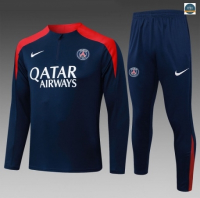 Nuevas Chándal Fútbol Paris Saint Germain Enfant Equipación Azul marino/rojo 2025/2026